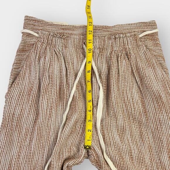 Free People Light At Sunrise High-rise Striped Pants Size 6 - Picture 7 of 8